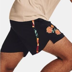 🌺 Under Armour Day of the Dead Floral Shorts | Rare | Size Large